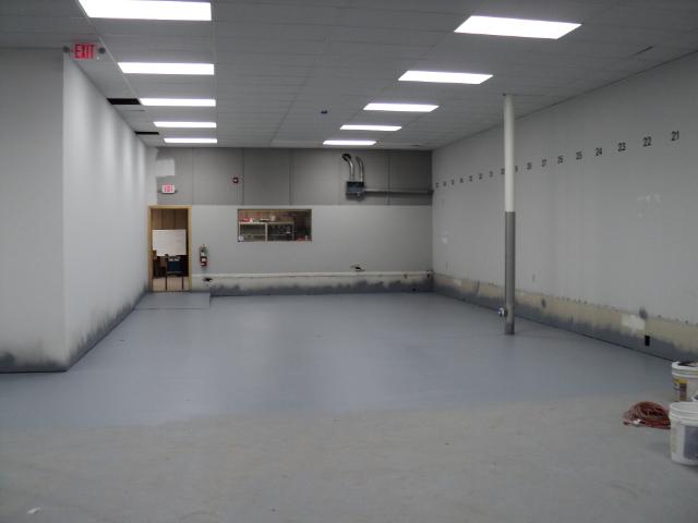 This is where the bulk of the machine shop will be.